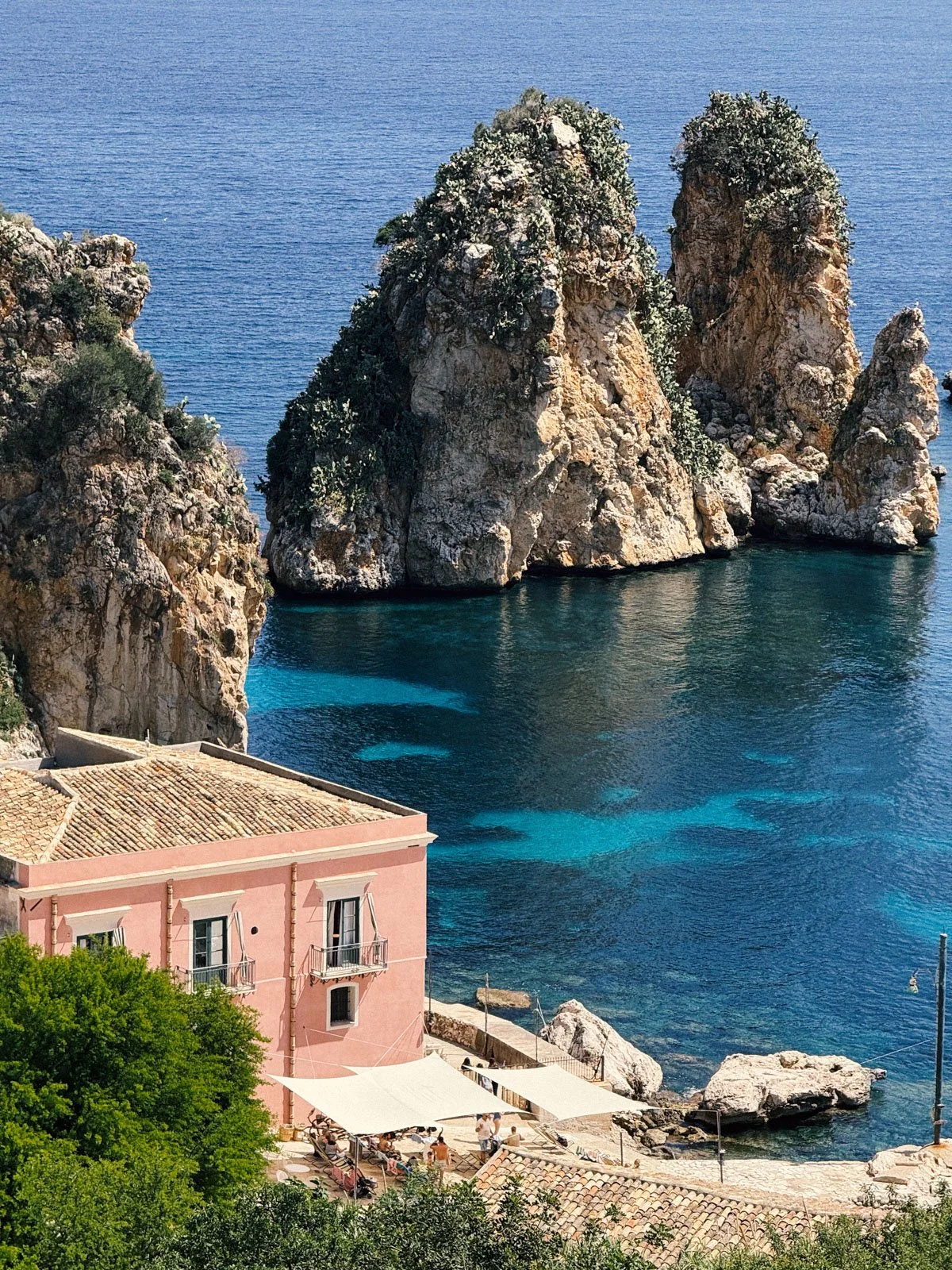 Tonnara di Scopello: Anreise, Routen und Ankunft